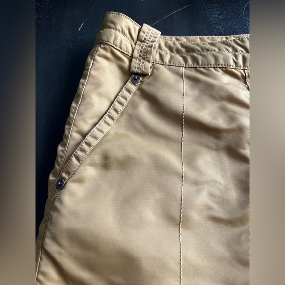 JNBY Gold Skirt Full Front Zip Size 160 Pockets Vintage Y2K - Picture 10 of 13